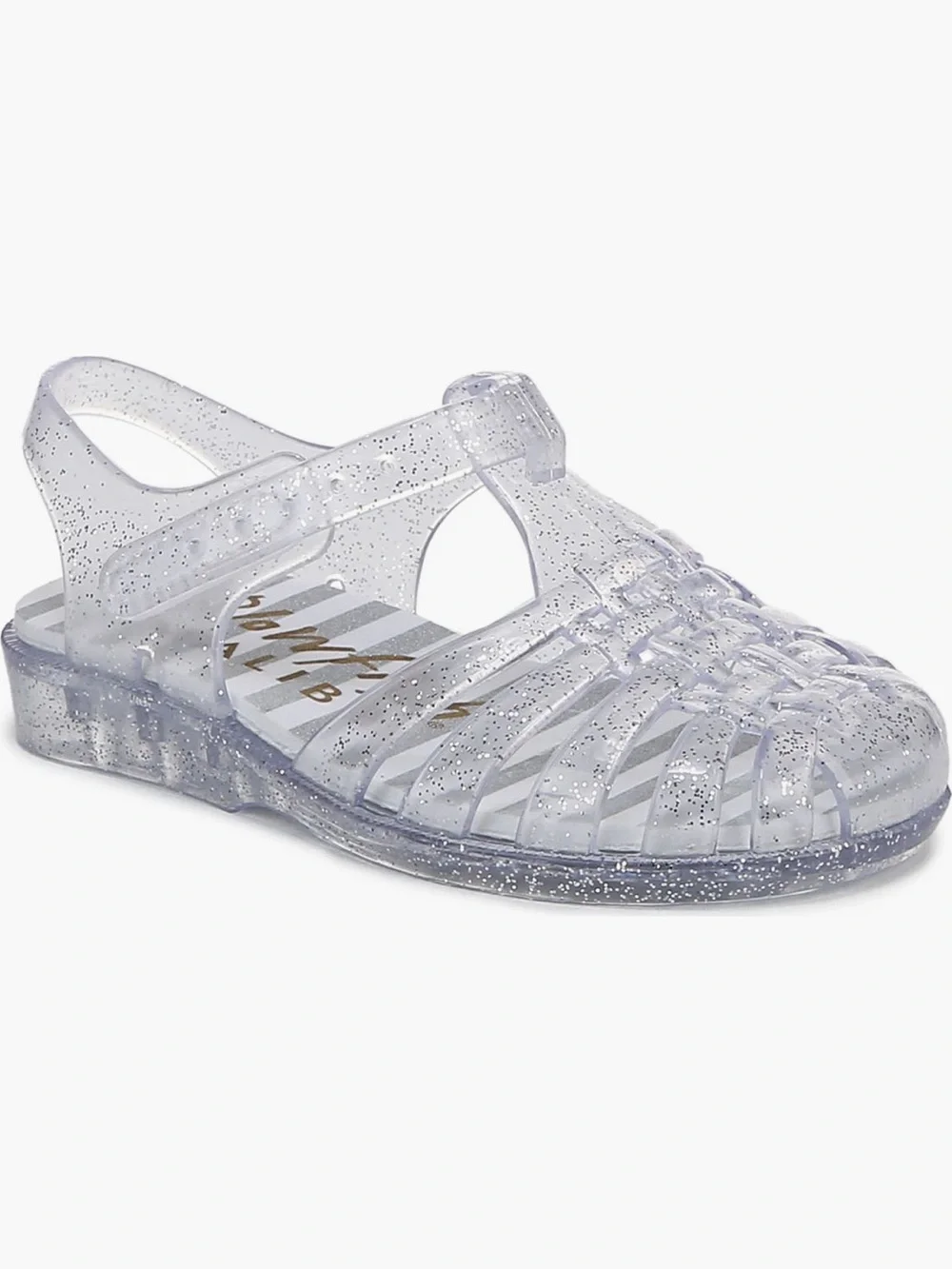 Sparkle Clear Jelly Sandals for Kids